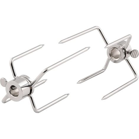 Lntyq Pinces à Viande (2 pièces) Pince à Viande, Pince à Viande pour rôtisserie, Pince à Viande Double Pinces à Viande pour Poulet, shish Kebab et Autres (1/5)