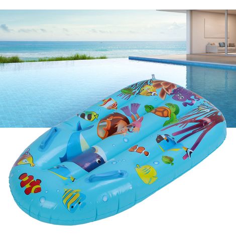 Extra große und dicke aufblasbare Kinderschwimmhilfe, ideal zum flachen Liegen. (1/5)