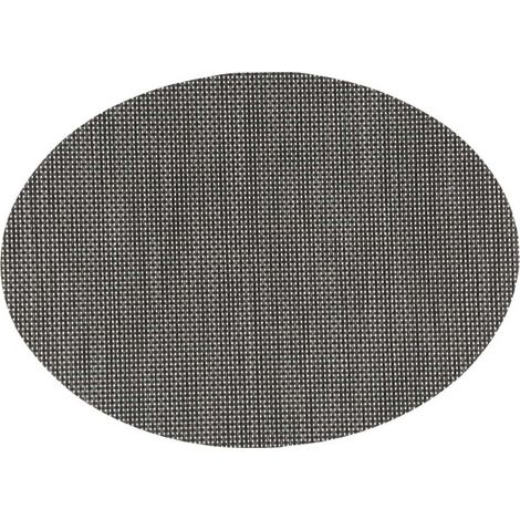 Set de Table Ovale "Maoli" 35x48cm Noir (1/3)