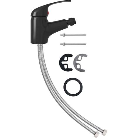 Bathroom Bidet Mixer Tap Black 13x12 cm vidaXL