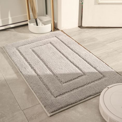 Tapis de bain antidérapant, tapis de bain doux en microfibre, absorbant l'eau, Mac (1/5)