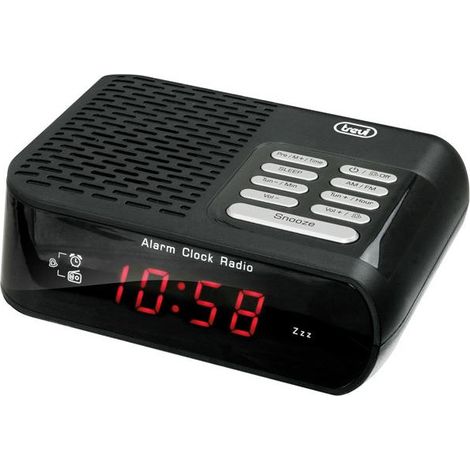 TREVI Radiosveglia Radio Fm Nera (1/2)