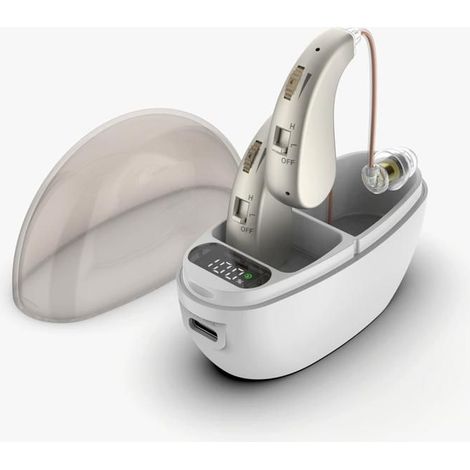 Ljóðforsterkarasett Ljóðforsterkari Hóskandi til eldri og vaksin, ergonomiskt sniðgivin (1/5)