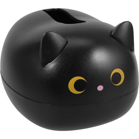 Bonita caja de pañuelos decorativa con forma de gato, dispensador de servilletas multifuncional para darle un toque de elegancia a tu hogar.