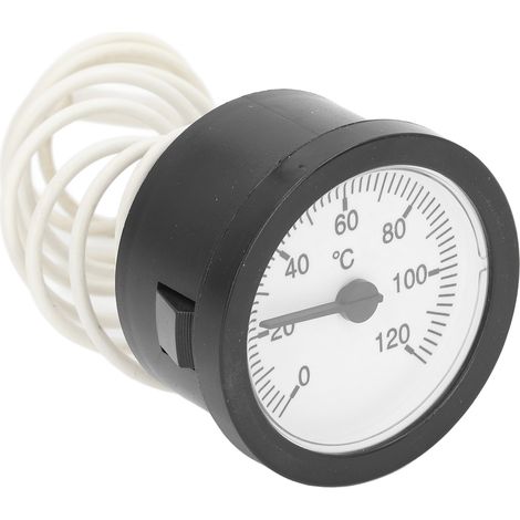 Thermomètre bimétallique à tube, petit format, précis, de forme ronde et portable (1/5)
