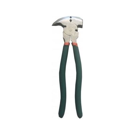 Cloture & Jardin – Pince multifonction grillage 3 en 1 – Tête en acier trempé – Poignées gainées souples – Pour torsadage et coupe de fils métalliques