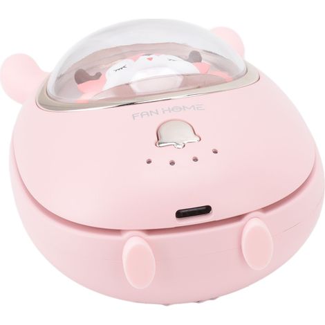Collier ventilateur sans pales pour animaux de compagnie, mini ventilateur portable avec veilleuse, rechargeable par USB (batterie intégrée incluse) (1/5)