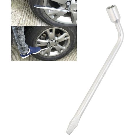 Clé à douille hexagonale à bout fendu en acier 45 pour réparation automobile (17mm) (1/5)
