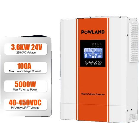 Inversor solar híbrido fuera de la red, potencia de 3600 W, doble salida de CA, SMS-3.6KW-WIFI (1/5)