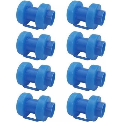 Embouts De Trampoline - Lot De 8 Embouts De Protection pour Barres De Filet De Trampoline - Trampoline Intérieur Vert À Capuchon pour Poteaux 25 Mm Filet De Sécurité (1/5)