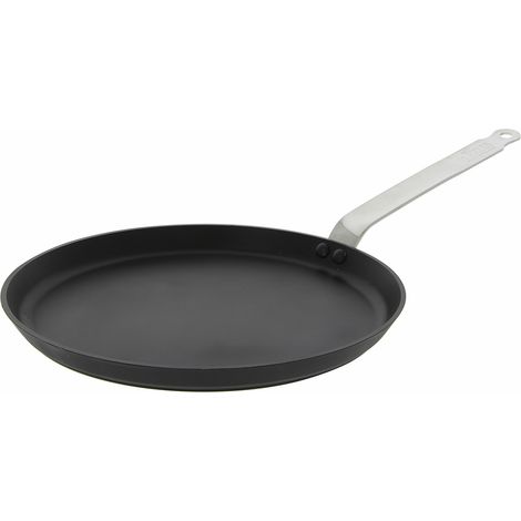 Poêle à crêpe induction 30 cm avec antiadhésif ultra résistant queue inox fabriquée en France (1/3)