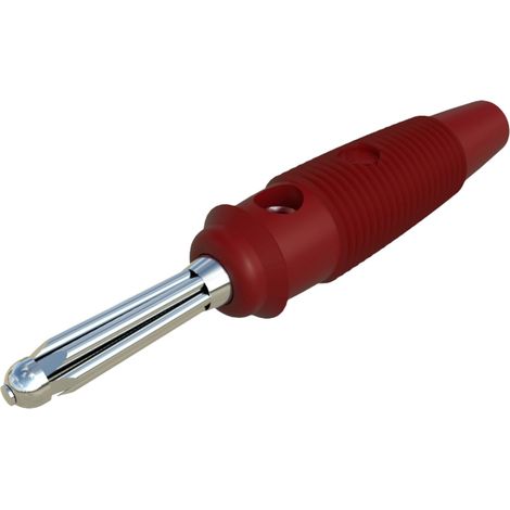 Hirschmann Test & Measurement BUELA 30 K Büschelstecker Stecker, gerade Stift-Ø: 4 mm Rot 1 St.