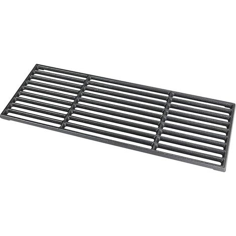 43 cm Universal-Grillplatte, schwarz, für Char-Broil, Enders Boston Black 4 IK Turbo, Gourmet BBQ, emailliertes Gusseisen (1/3), Ersatzteil, massiver emaillierter Gasgrill-Grillrost (1/5)