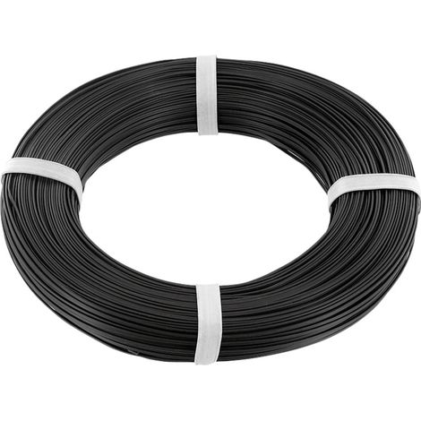 econ connect KZL2X008SW100 Litze  2 x 0.08 mm² Schwarz 100 m