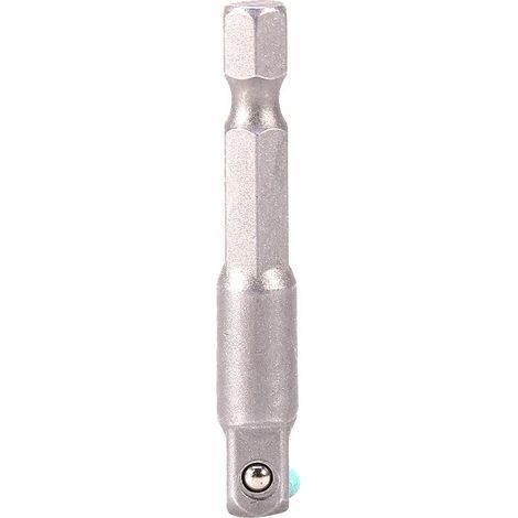 Punta da trapano esagonale + adattatore per bussola da 1/4" – con cuscinetto a sfera – 1/10,2 cm