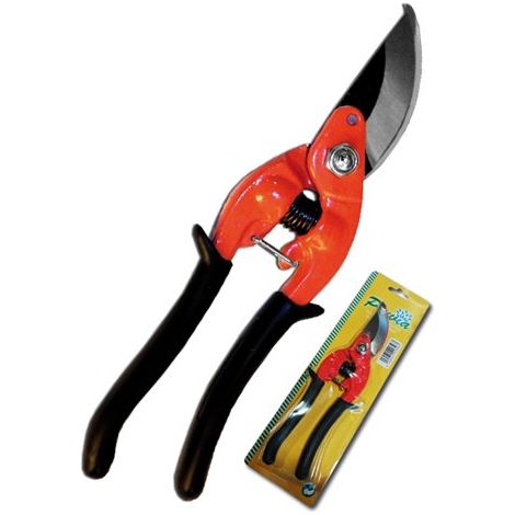 Tijera de poda Pluvia para mango cubierto de PVC con hoja de teflón modelo BLISTPLRG1029