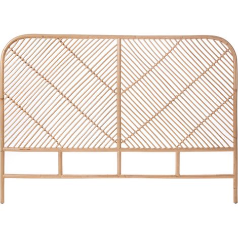 Drawer – Tête de lit en rotin 148cm – Design moderne et épuré – Rotin tressé à la main – Compatible avec lits standards (1/4)