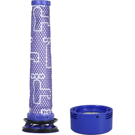 FOREHILL Accessoires pour aspirateur Dyson V7 V8 Ensemble de 2 pieces (filtre avant + filtre arriere) (1/4)