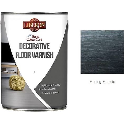 Liberon Colour Care Decorative Floor Varnish - 1L - Melting Metallic