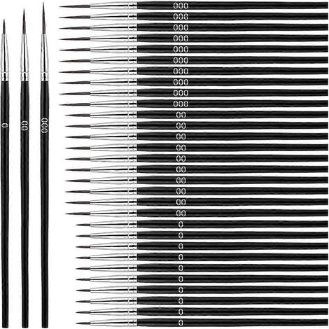 30 pinceaux de précision pour la peinture par numéros (A) (1/5)