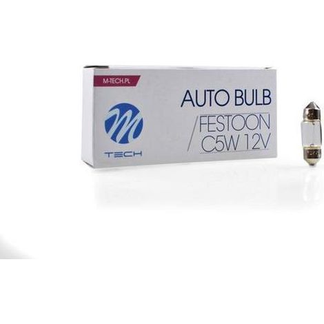 Ampoule 12v 5w C5w T11x31 Sv8.5 31mm -BOITE De 10-