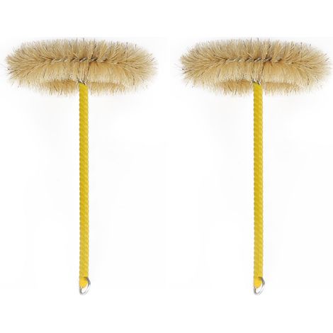Brosses de Nettoyage de Laboratoire, Lot de 2 Brosses de Nettoyage pour Plat en Cristal pour Boîte de Pétri, Plat de Cristallisation et Autre Vaisselle en Verre de 100 mm de Diamètre (1/5)