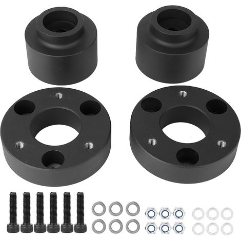 4-teiliger Nivellierungssatz vorne 2 Zoll hinten 2 Zoll für Dodge Ram 1500 4WD 09-18, Höherlegungsblock. (1/5)