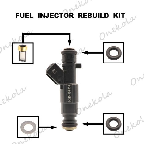 Joints d'injecteur, joints toriques et filtres compatibles avec les véhicules Haima, Wuling et Hongguang 1.4L. (0280156432) (1/2)