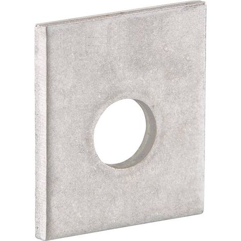 Plaque - Cale inox 30 x 35 mm pour rail profilé aluminium