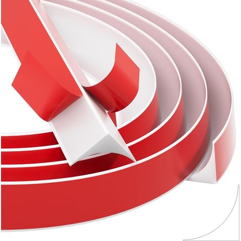 393inch/10m Silicone Quadrant Trim, TPE 15mm x 15mm Self-Adhesive Skirting Board Trim with Scissors - Flexible Skirting Board Covers for Bathrooms, Kitchens & Laminate Flooring