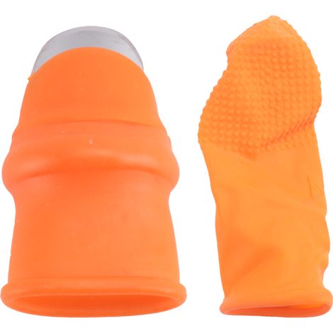 Coltello da giardino in silicone con copridita, adatto per frutta e verdura - L