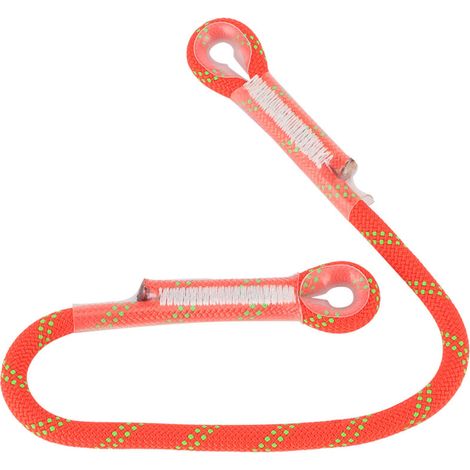 Corde d'escalade 60cm avec mousqueton de sécurité anti-chute pour alpinisme et sauvetage