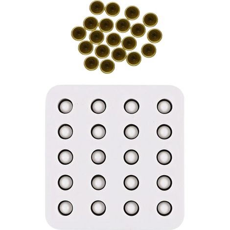 Bienenveredelungsform  20-zellige Antihaft-Wachsform – Stabile, hitzebeständige Handwerkzeuge für Stadt-, Profi- und Anfängerimker