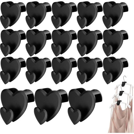 Crochets de suspension gain de place - 18 triangles de suspension robustes pour cintres