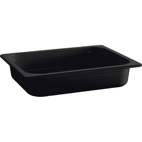 APS Ecoline GN-Behälter, GN 1/1, schwarz, Inhalt: 7,10 Liter, Tiefe: 65 mm