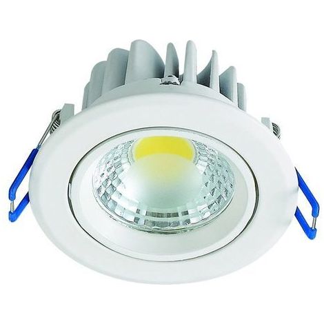 Spot LED downlight rond blanc 3W (Eq. 25W) Diam 90mm (1/3)
