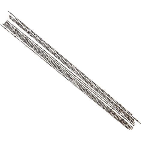 Paquet de 12 Lames de scie à chantourner, Lames de scie à chantourner Lames de scie à chantourner avec Dents en Spirale pour scies à découper en Bois, métal et Plastique sculpter(3) (1/5)