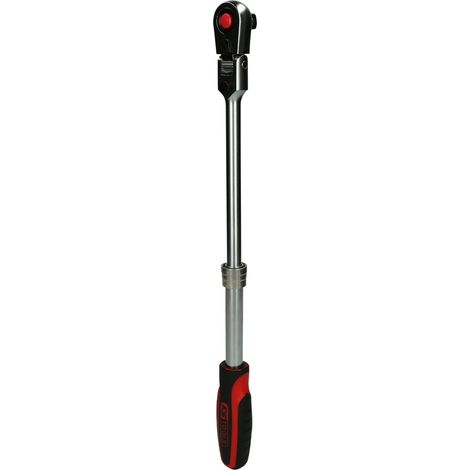 KS Tools 1/2 SlimPOWER Teleskop-Gelenk-Umschaltknarre, 72 Zahn