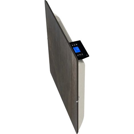 Radiateur à inertie Eternal Smart Connect 1000 W 50x50cm Natura Noir (1/4)