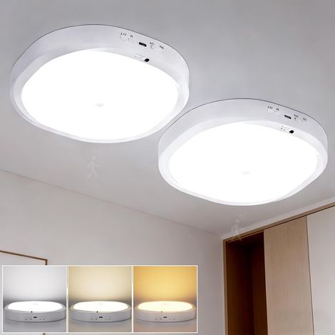 Plafonnier LED avec Batterie 10000mAh, Détecteur de Mouvement, 550LM (1/5)
