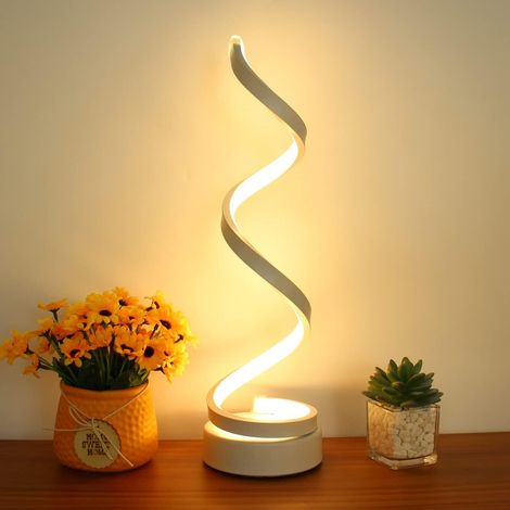 Lámpara de escritorio LED, lámpara de escritorio espiral minimalista moderna (1/5)