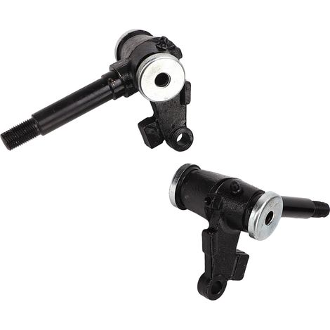 Paire de fusées d'essieu de direction, filetage 14 mm, pour moyeu de roue à frein à tambour de karting, mini SUV et autres véhicules utilitaires légers (50 cc, 110 cc et 150 cc). (1/5)