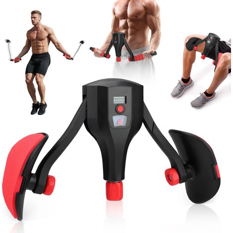 Appareil numérique de musculation du plancher pelvien Kegel, appareil de musculation des bras et des jambes réglable, alimenté par batterie, pour hommes et femmes, équipement de yoga et de fitness