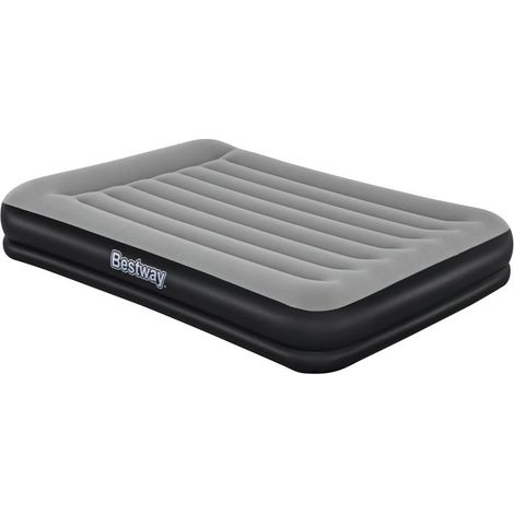 Bestway Matelas gonflable 2 personnes 203 x 152 x 36 cm avec pompe électrique intégrée coloris noir (1/10)