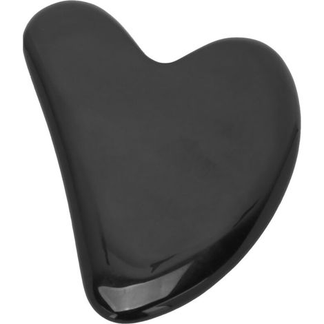 Outil de Gua Sha en Pierre de Jade pour Massage du Visage et Détente (1/5)