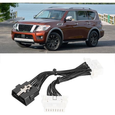 16-poliges OBD2-Adapterkabel, 1 auf 2, Y-Verteiler, Verlängerung für GPS, Dashcam und Autokamera (1/5)
