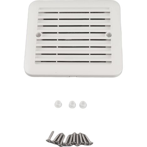 Ortviai Ventilateur d’extraction latéral 12 V pour camping-car – 140 x 130 mm, débit 3,3 m³/min, ABS résistant aux UV