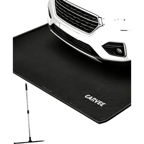 Garagenbodenmatte, PVC-Material, Abmessungen 79" x 16", Kantenhöhe 3 cm, strapazierfähig, rutschfest (1/5)