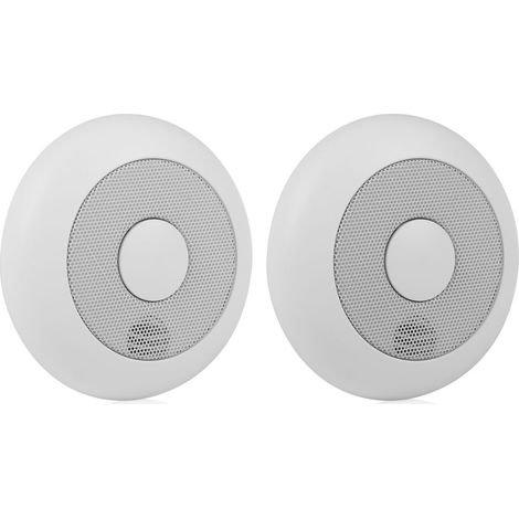 Smartwares Funk Rauchwarnmelder RM175RF/2 2er Set, weiß Rauchmelder