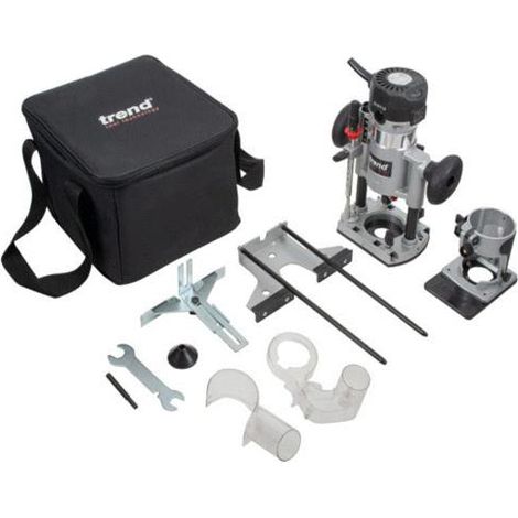 TREND T1EPS 1/4" PLUNGE ROUTER 240V